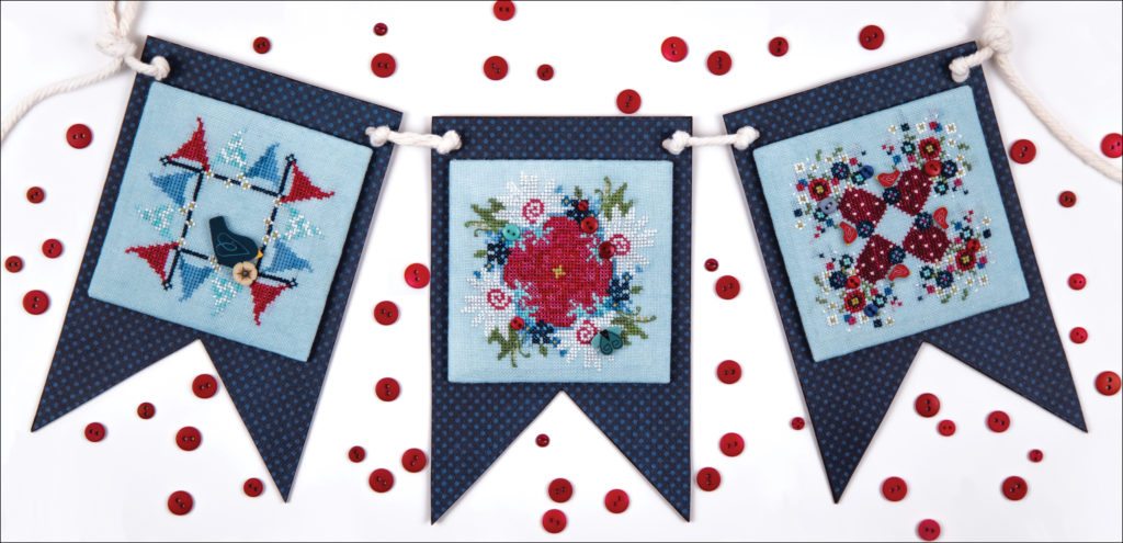 Cross Stitch Finishing Tutorial – Pennant Banner