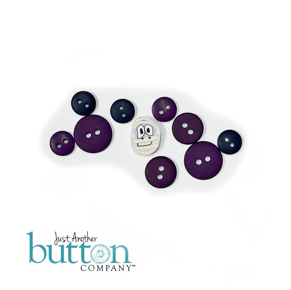 Pre-packaged assortment of Just Another Button Company buttons only. Other buttons sold separately.