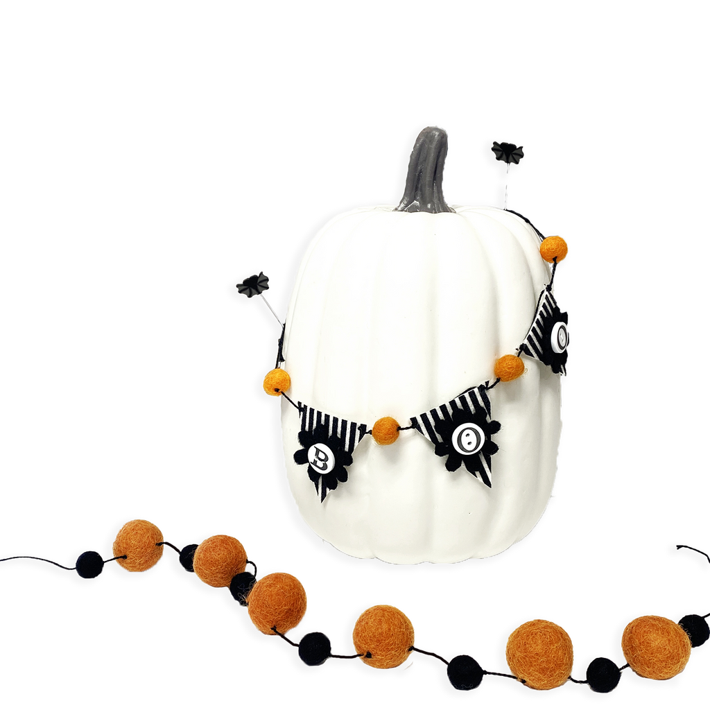 Halloween/Boo Pennant Garland Kit