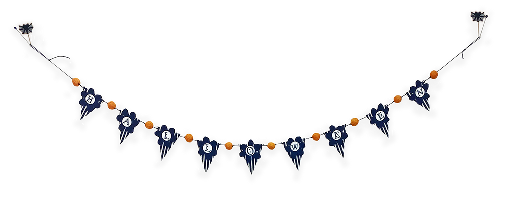 Halloween/Boo Pennant Garland Kit