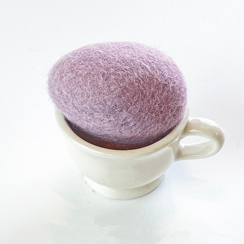 Light Lavender Felted Wool Egg