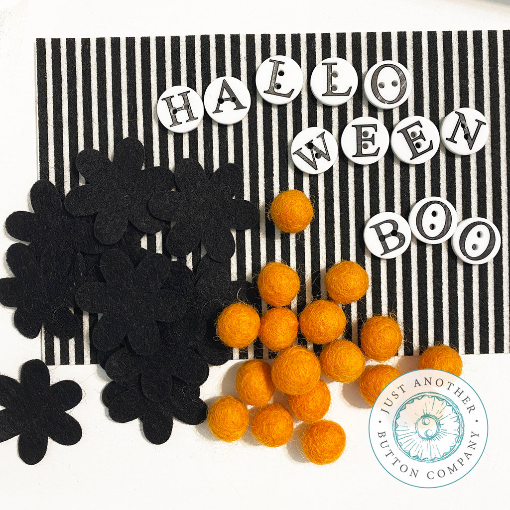 Halloween/Boo Pennant Garland Kit