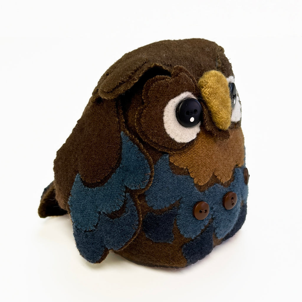 JABC - Tawny-Blue Owl Pincushion