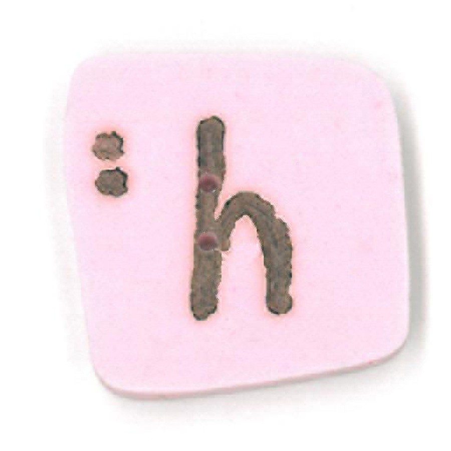 pink letter h