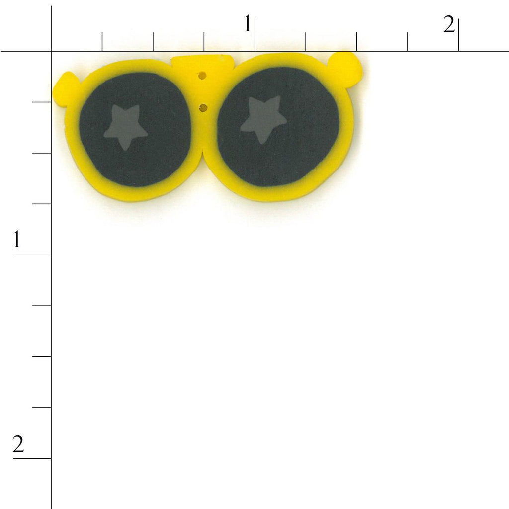 large yellow sunglasses