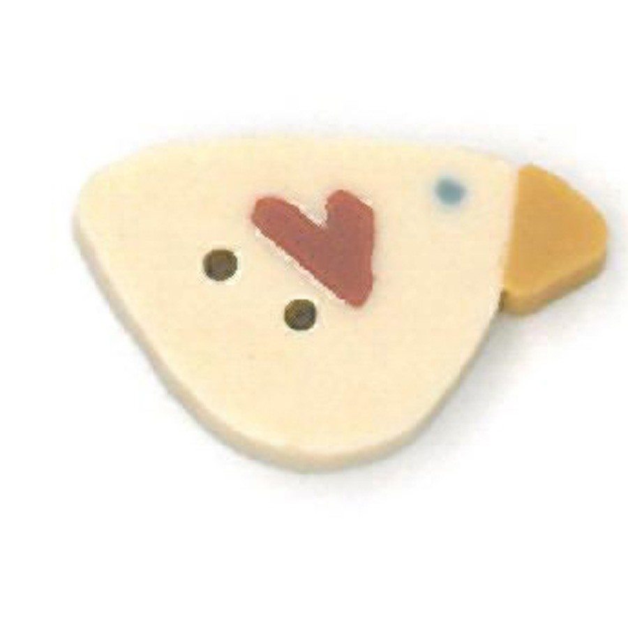 tiny white sweet heart bird