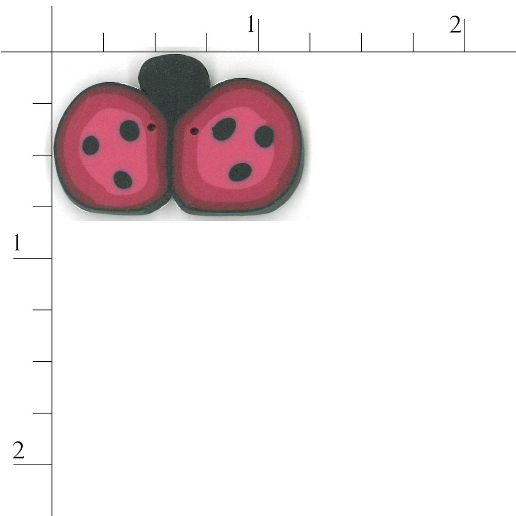 large cranberry ladybug