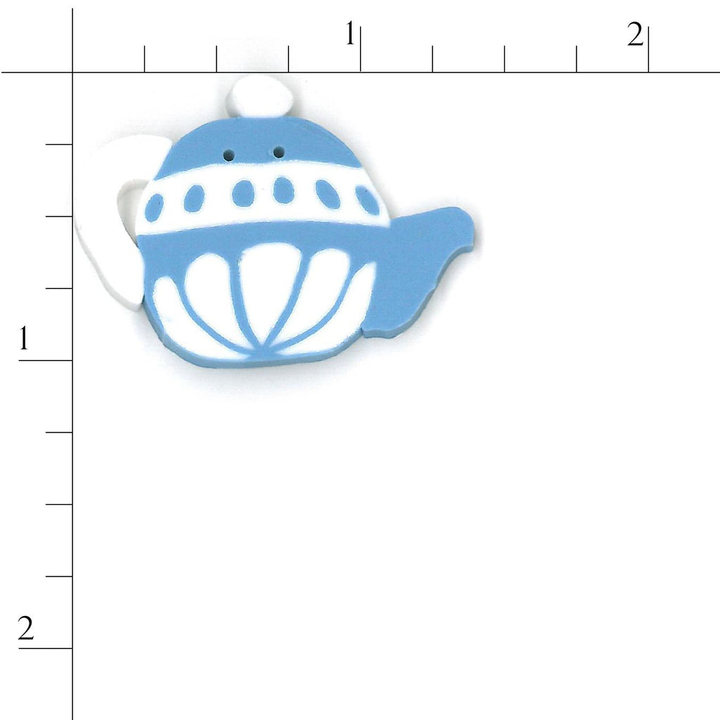 teapot - blue & white