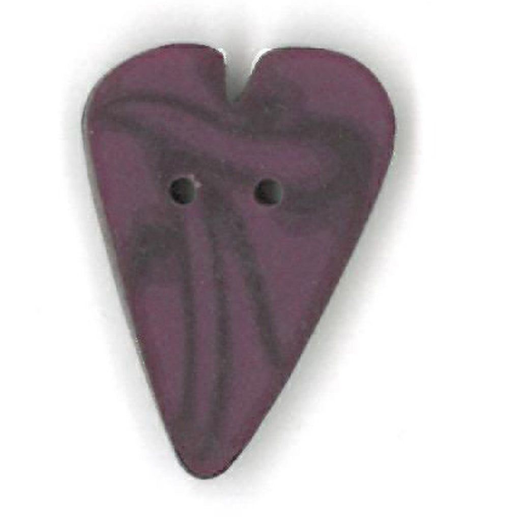 medium plum velvet heart