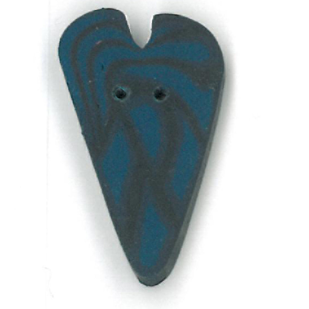 large blue velvet heart