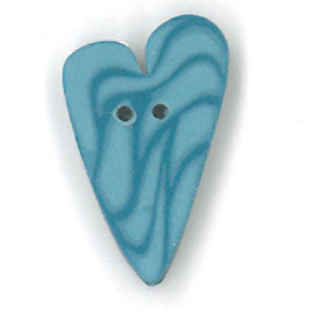 medium light blue velvet heart