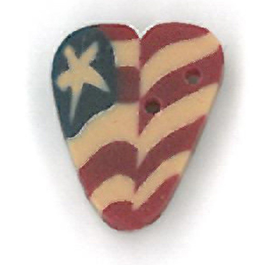 small folk art liberty heart