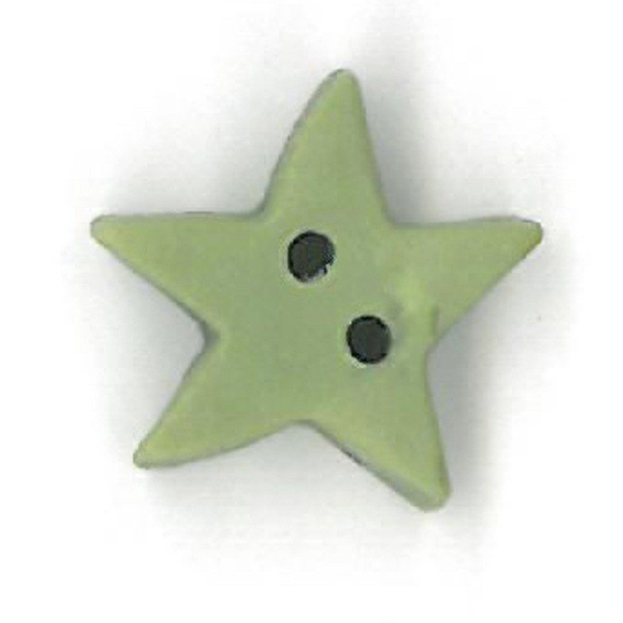 medium pale sage star