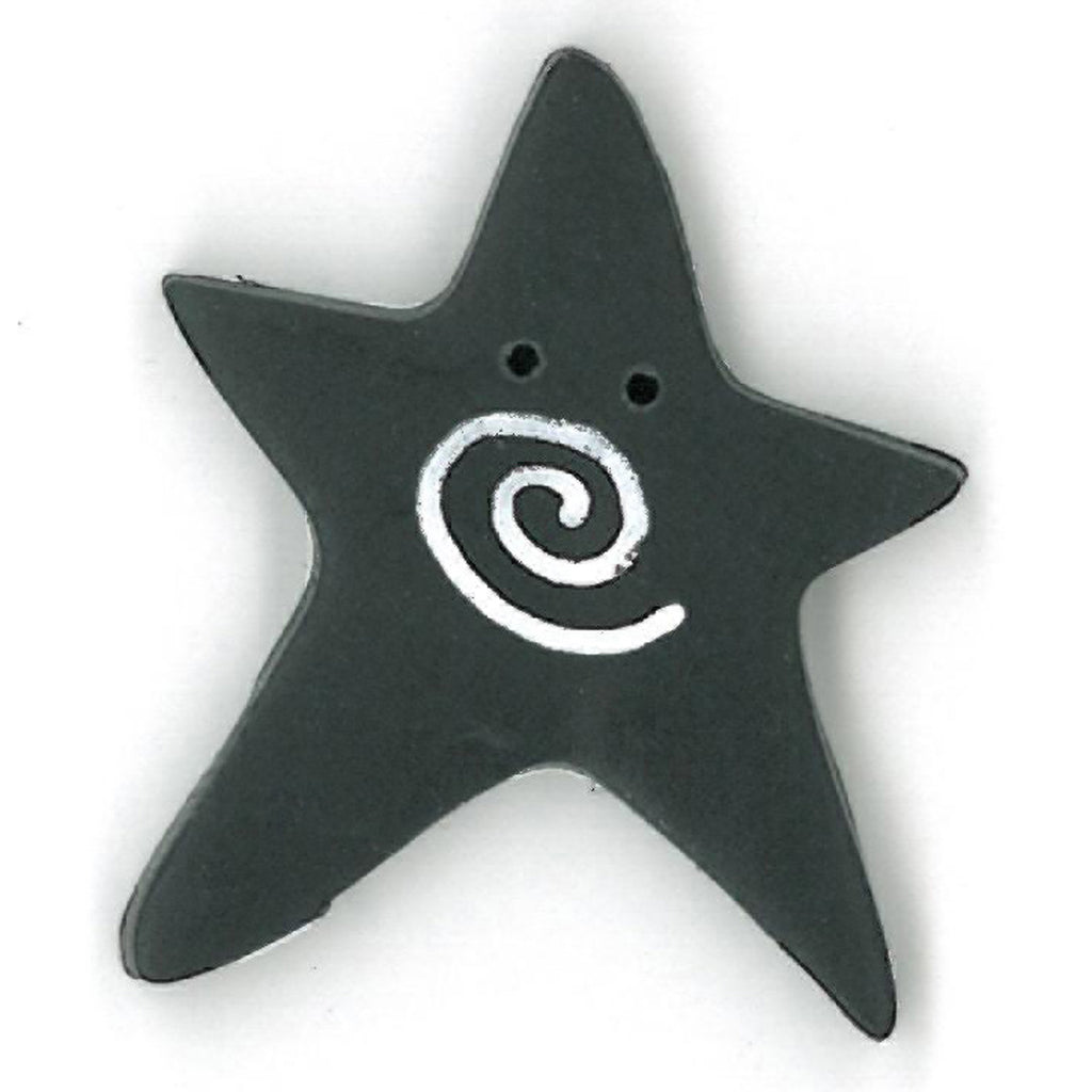 extra large black swirly star