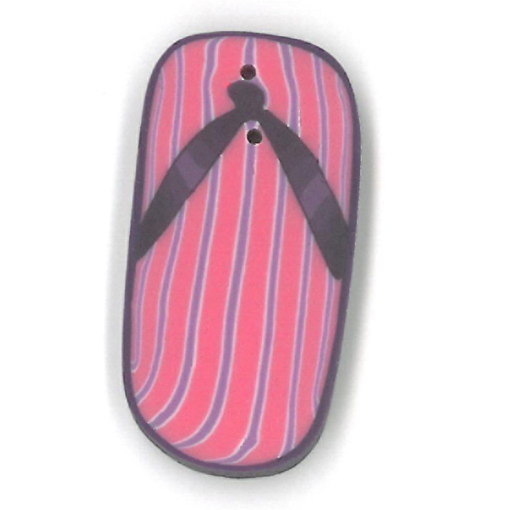 large purple flip-flop