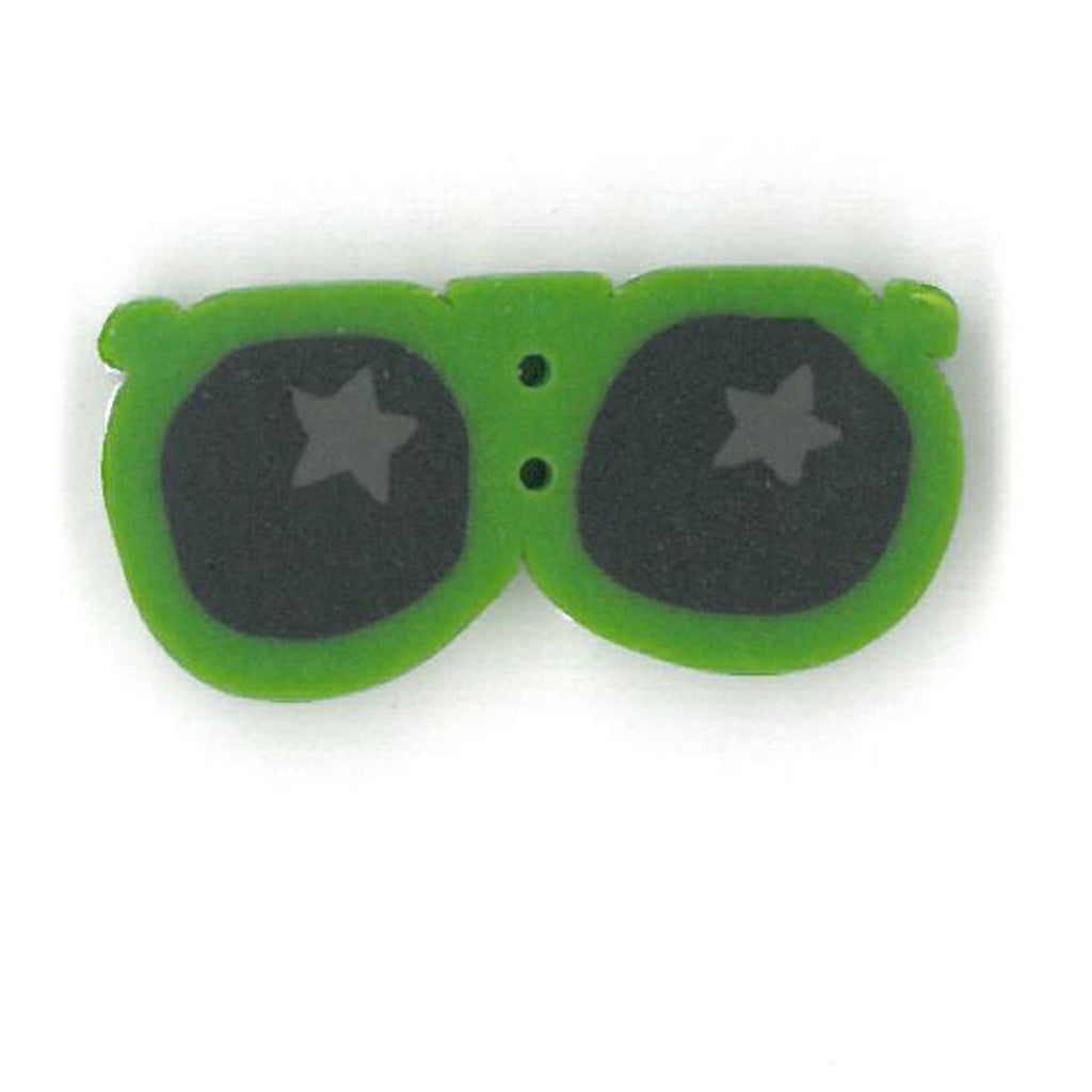 small green sunglasses