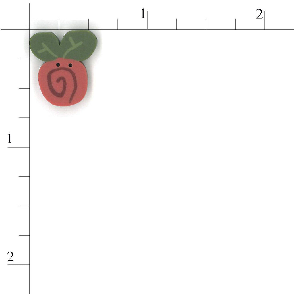 small raspberry swirly bud