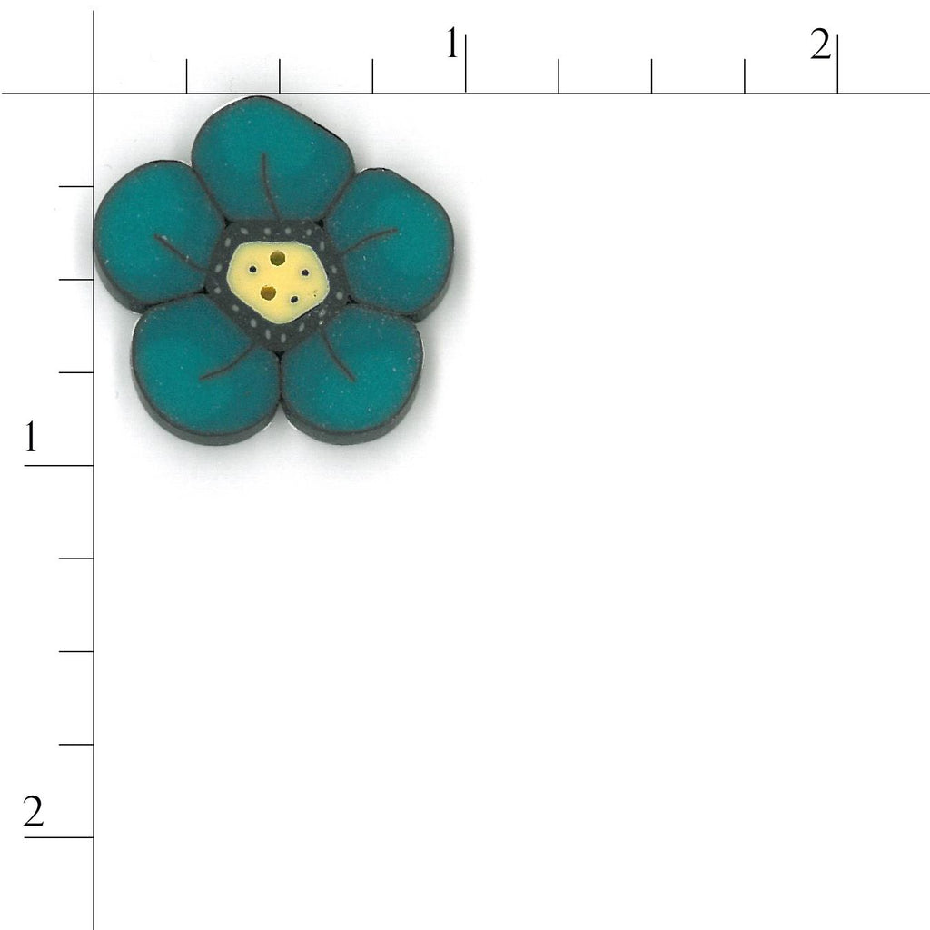 large teal wildflower