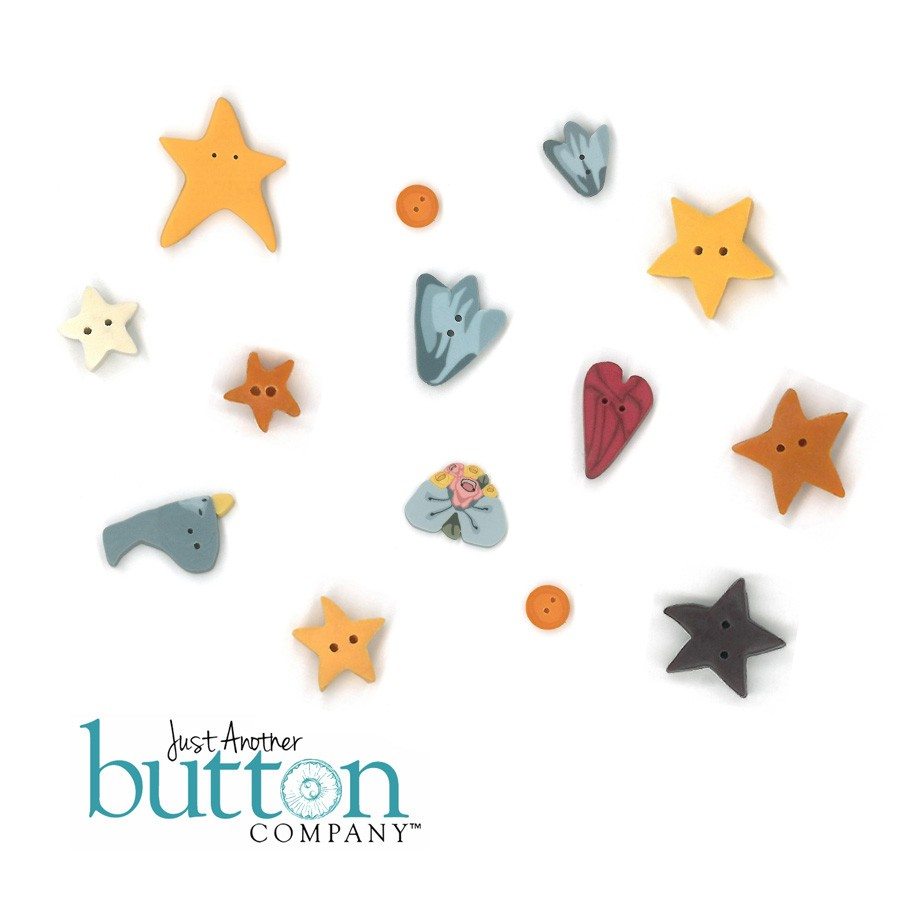 Just Another Button Company Merry Little Summer, A Button Pack