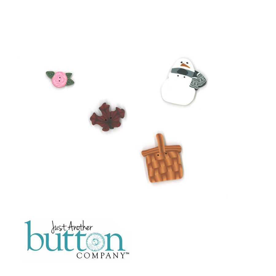 Just Another Button Company button pack for Bizzi Creations the seasons