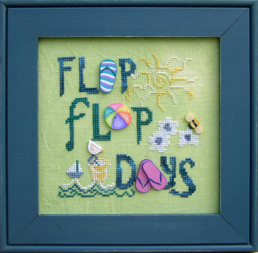 JABC - Cross Stitch Patterns - Flip Flop Days