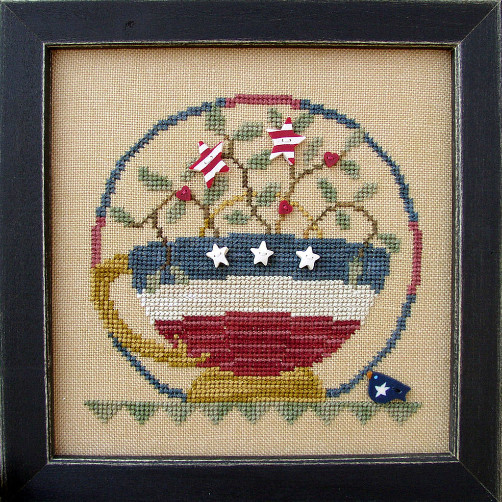 JABC - Cross Stitch Patterns - Cup O' Tea July