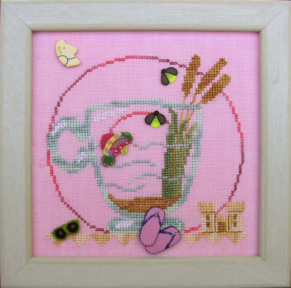 JABC - Cross Stitch Patterns -  Cup O' Tea August