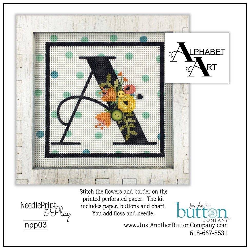 JABC - Needleprint & Play Cross Stitch - A