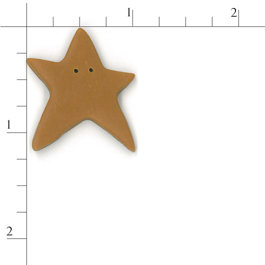 extra large tarnished gold star