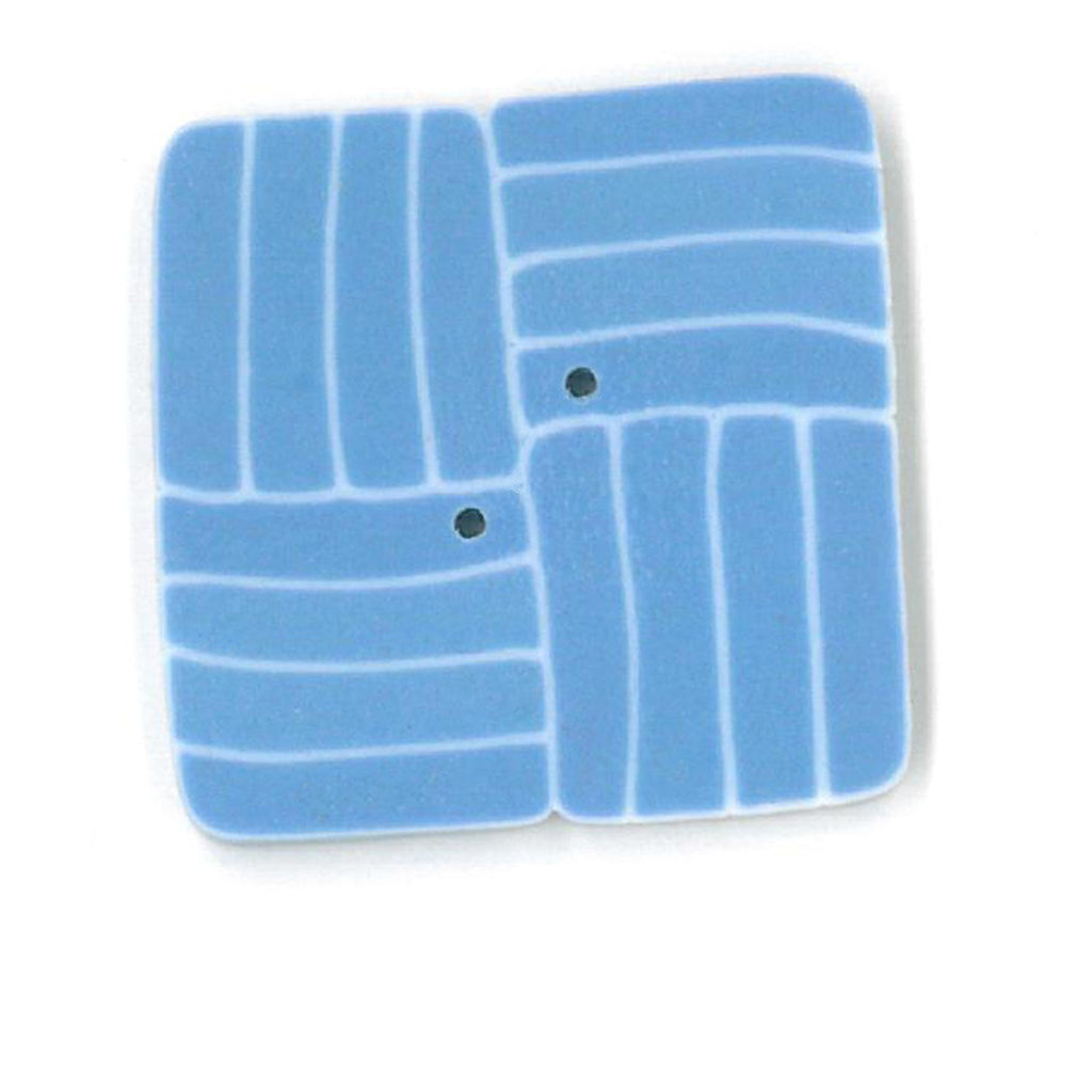 large square - blue & white