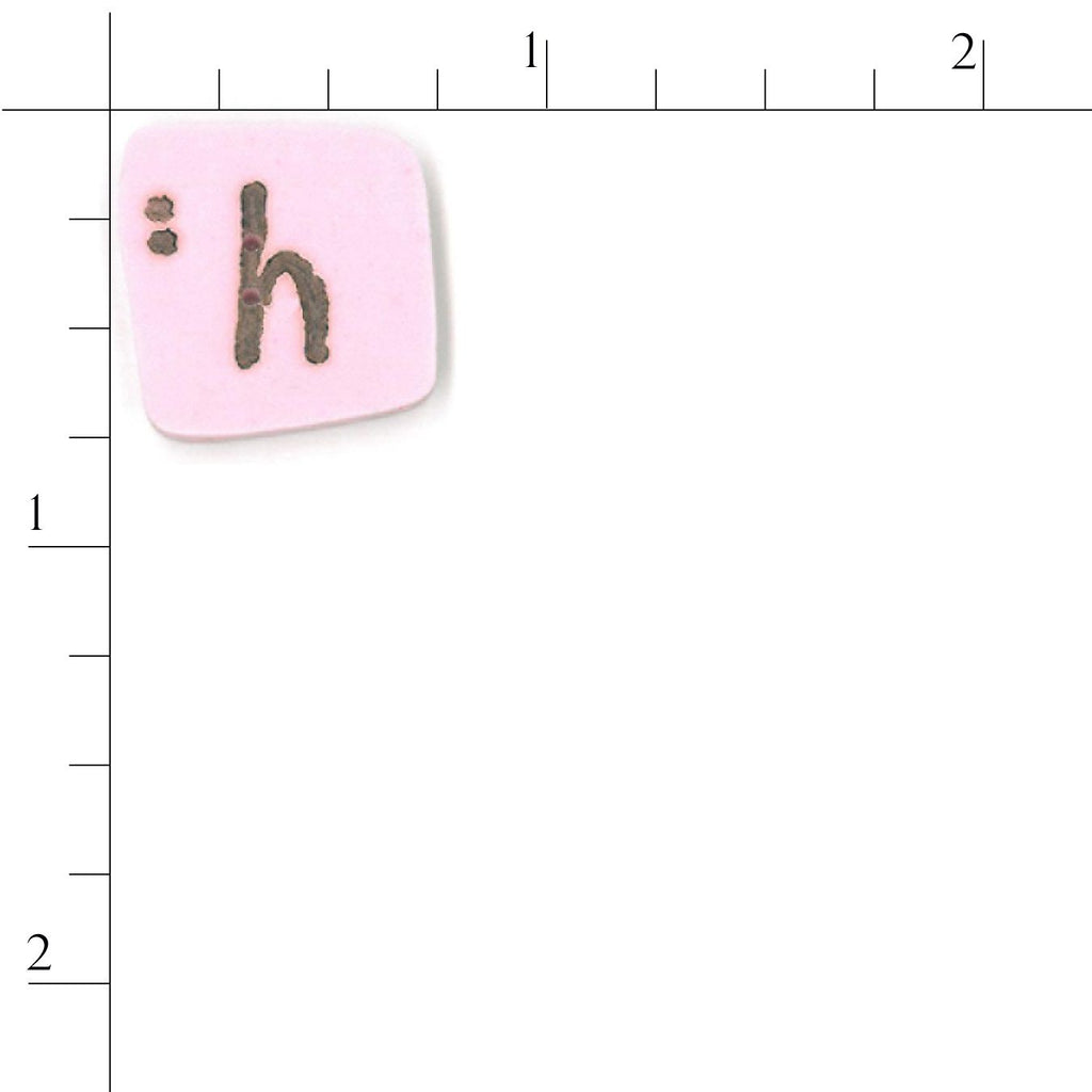 pink letter h