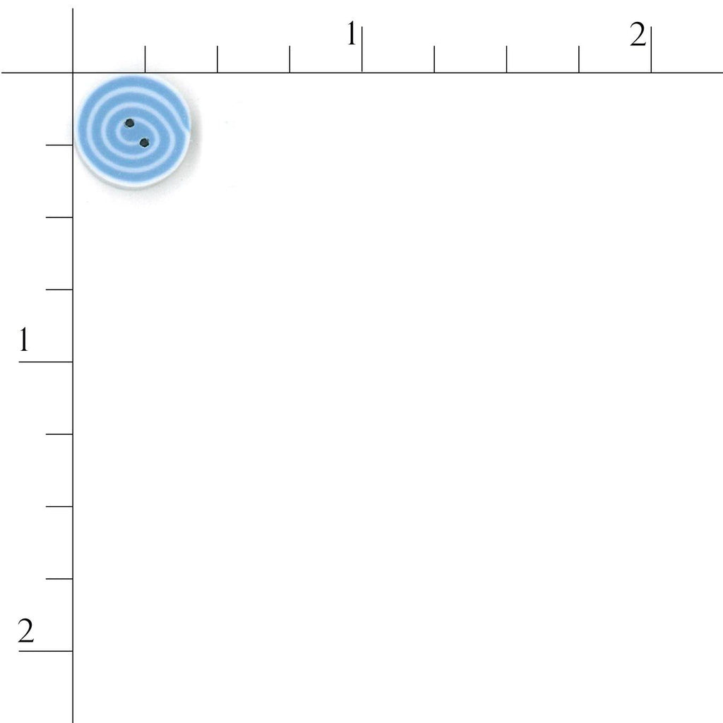 tiny swirl - blue & white