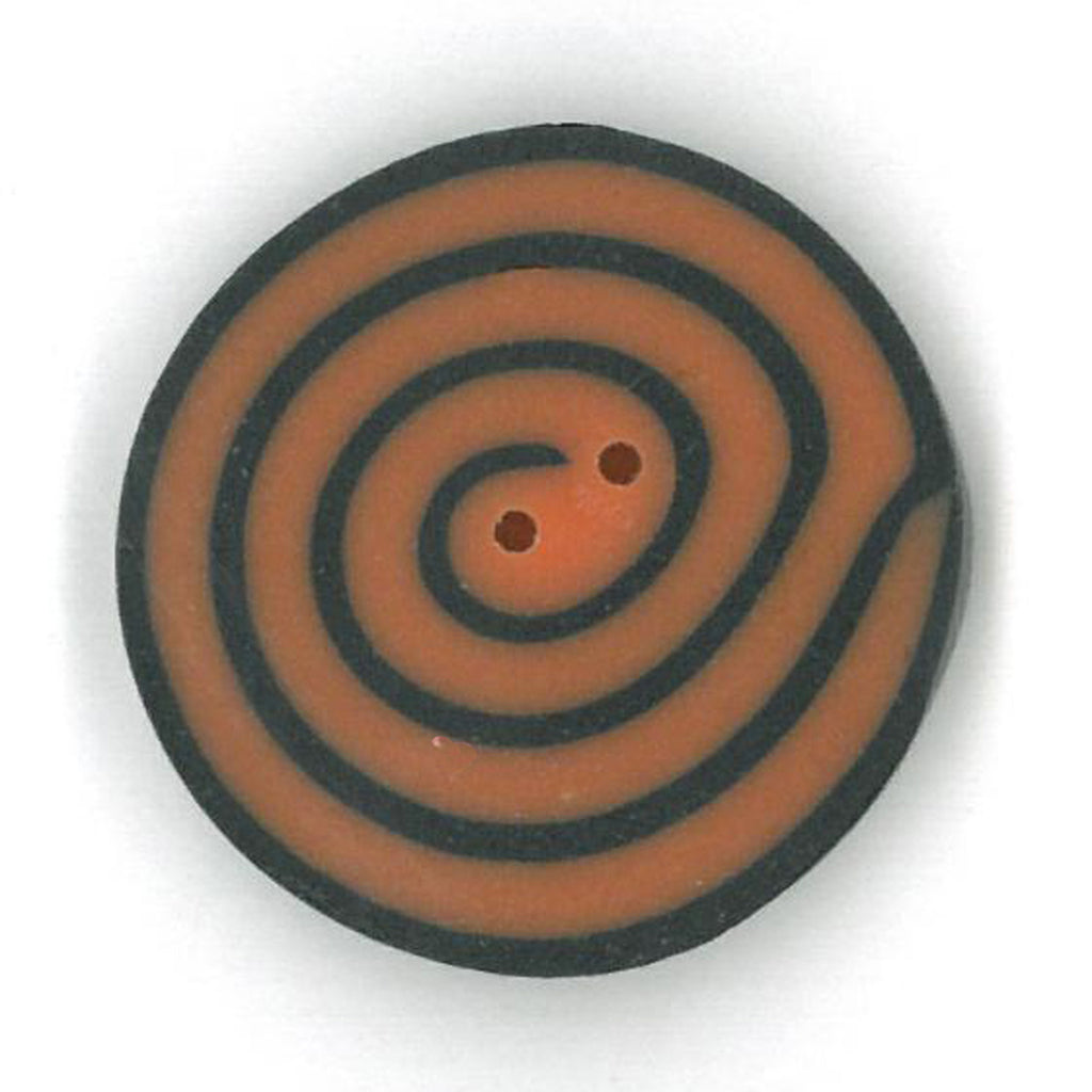 medium orange & black swirl