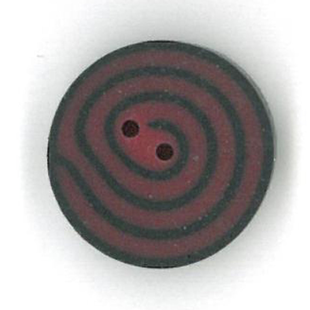 tiny strawberry & black swirl