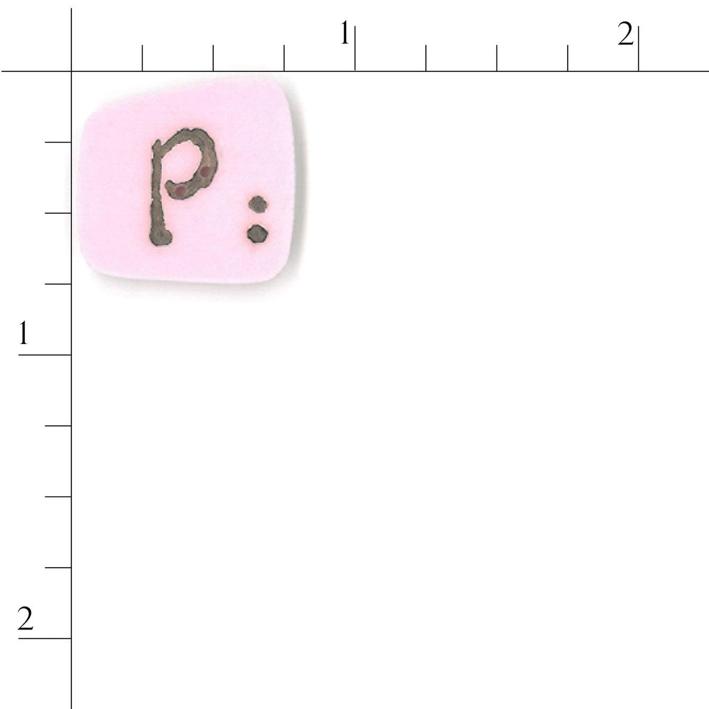 pink letter p