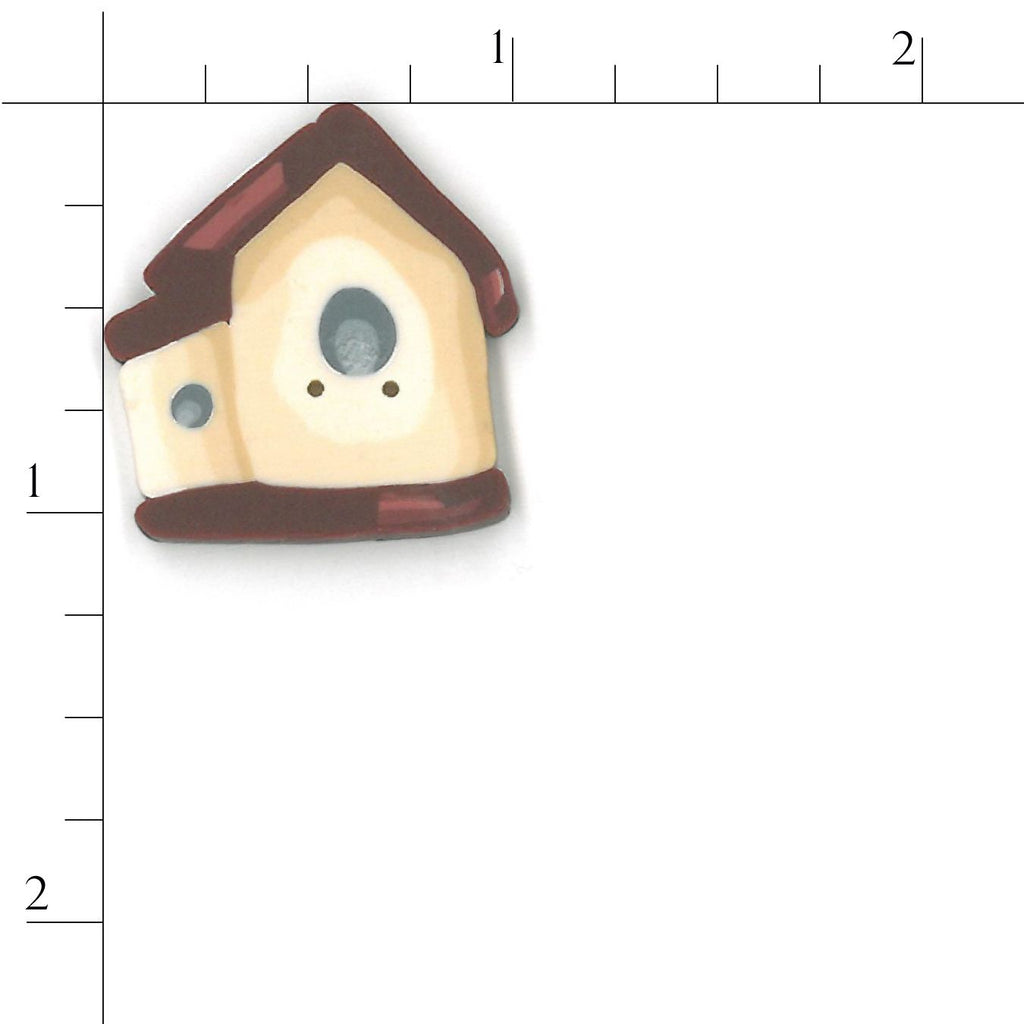 large red roof birdhouse