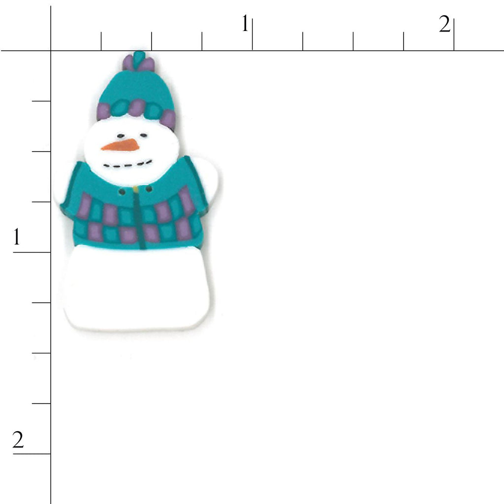 teal snowman