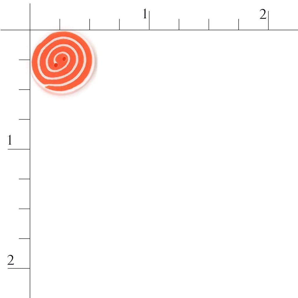 small orange & white swirl