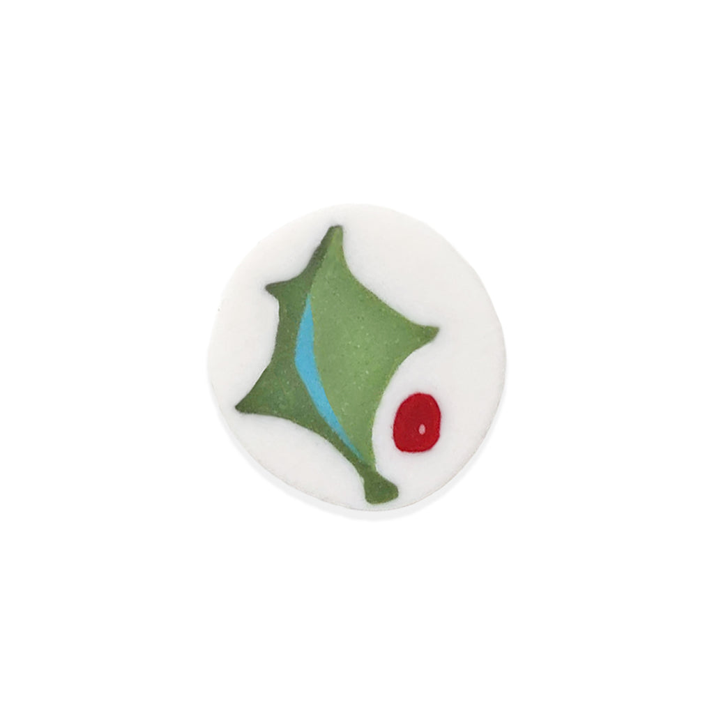 holly ornament bead