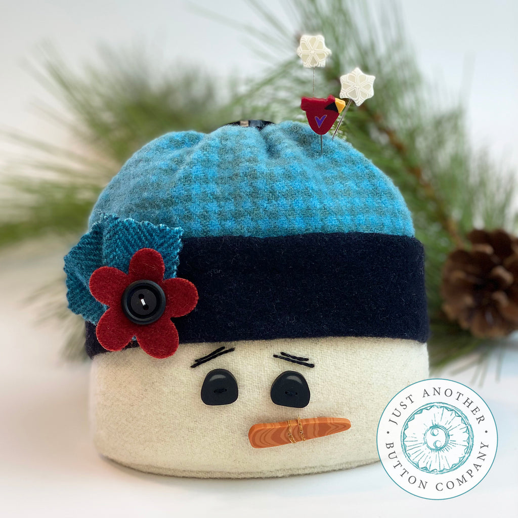 Jabco the Snowman Pincushion Pattern PDF