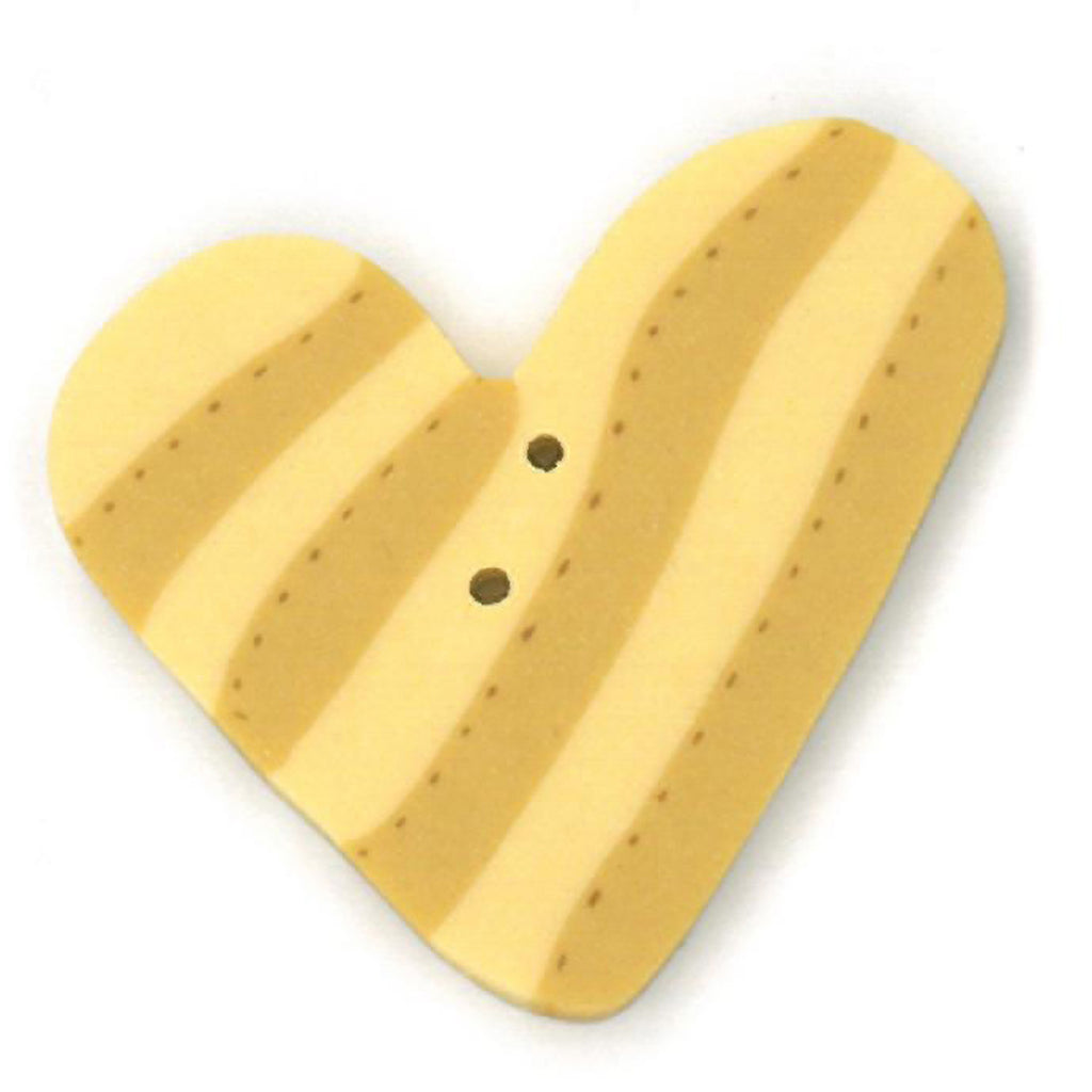 yellow striped heart