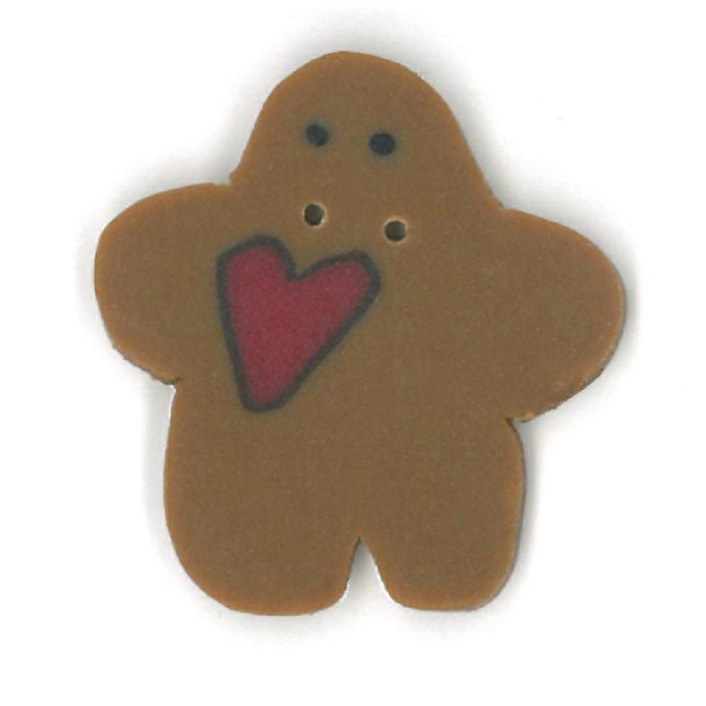 small gingerbread with heart