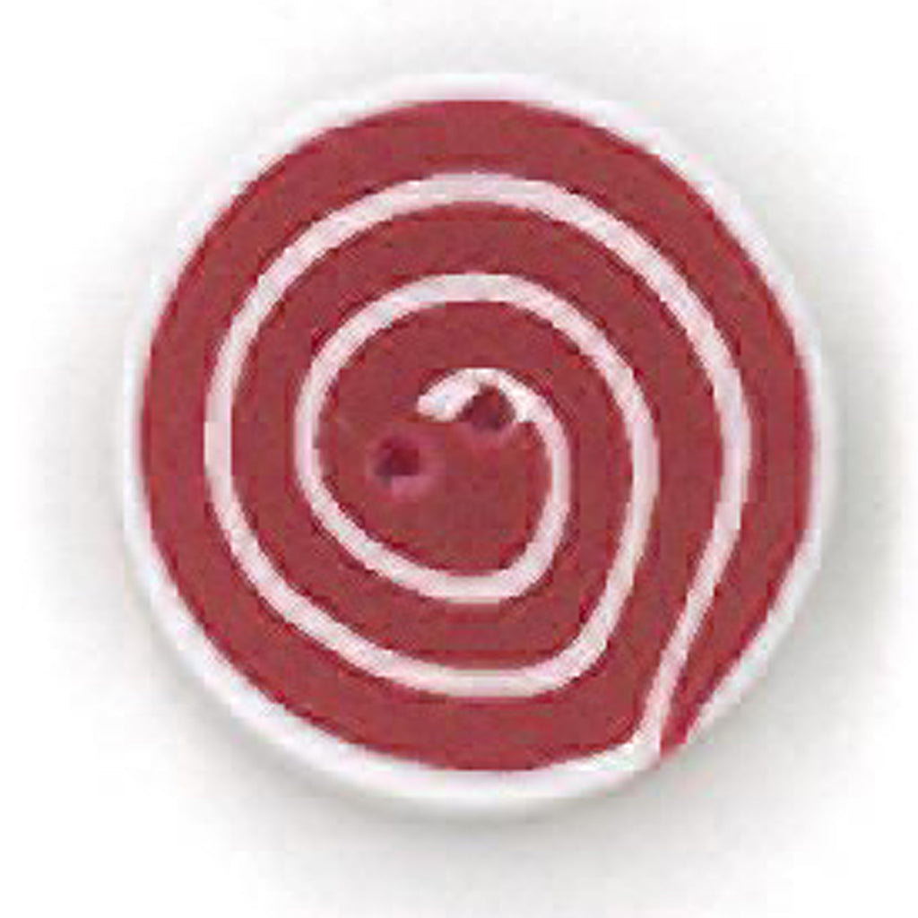 tiny swirl - red & white