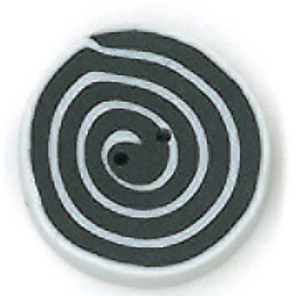 small swirl - black & white