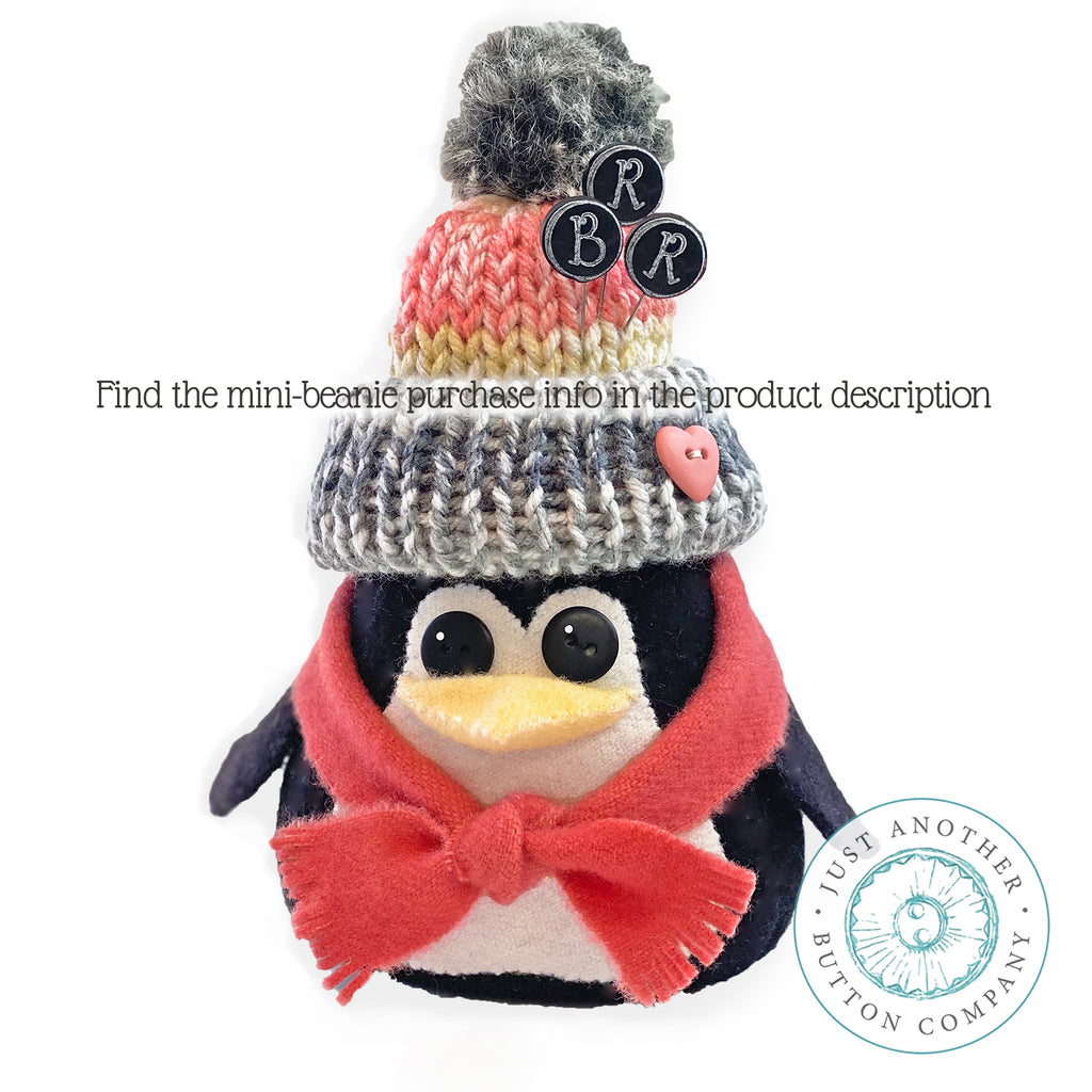 Winter Woolie Penguin Pincushon Pattern